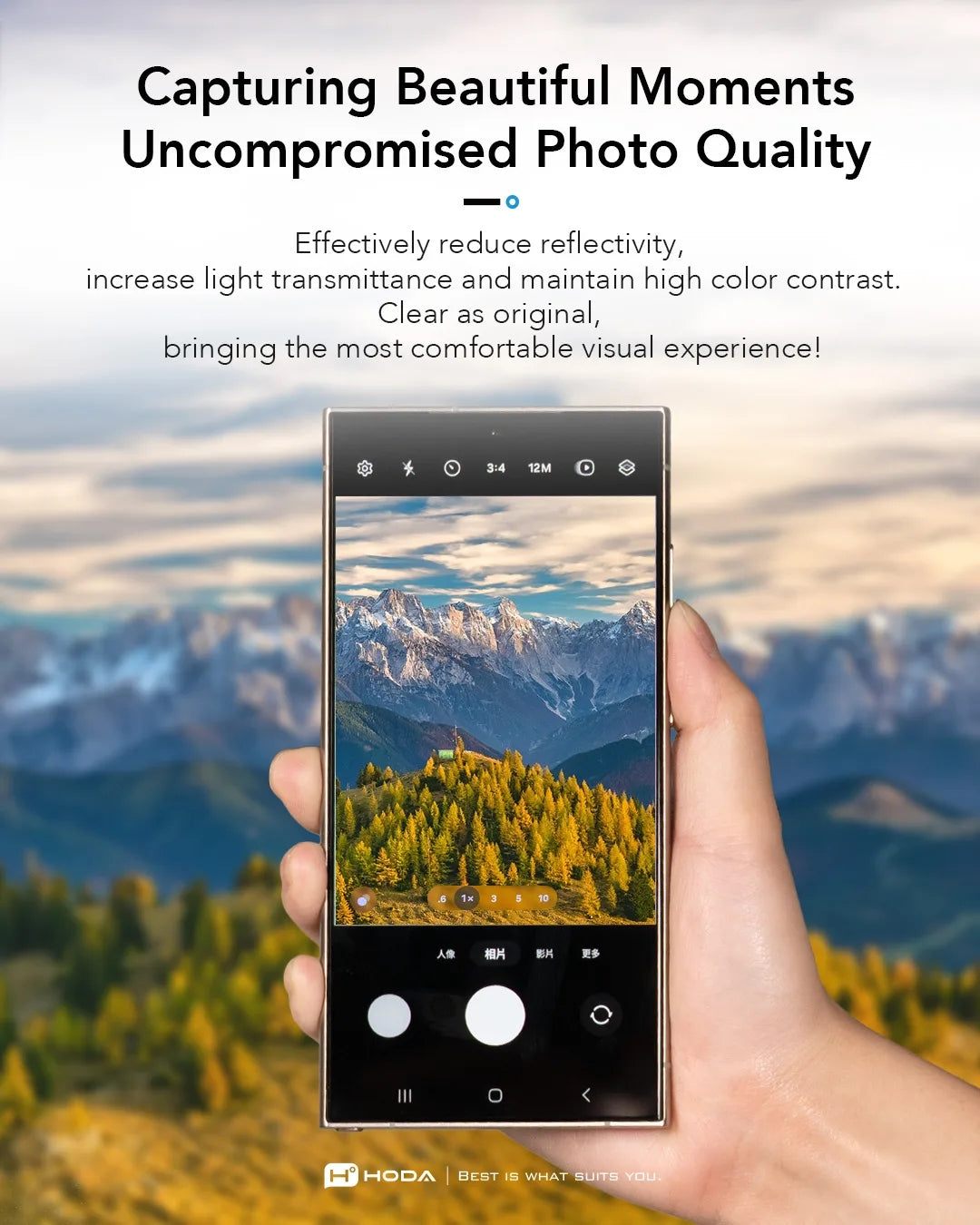 Hoda Sapphire Lens Protector กระจกเลนส์กล้อง สำหรับ Galaxy S26 Ultra