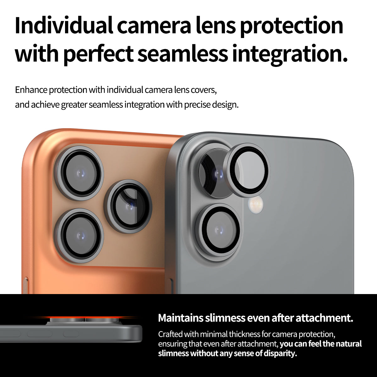 Araree Core Camera MR กระจกกันรอยเลนส์กล้อง สำหรับ iPhone 17/ 17 Air/ 17 Pro/ 17 Pro Max พร้อมขอบสวยหรู