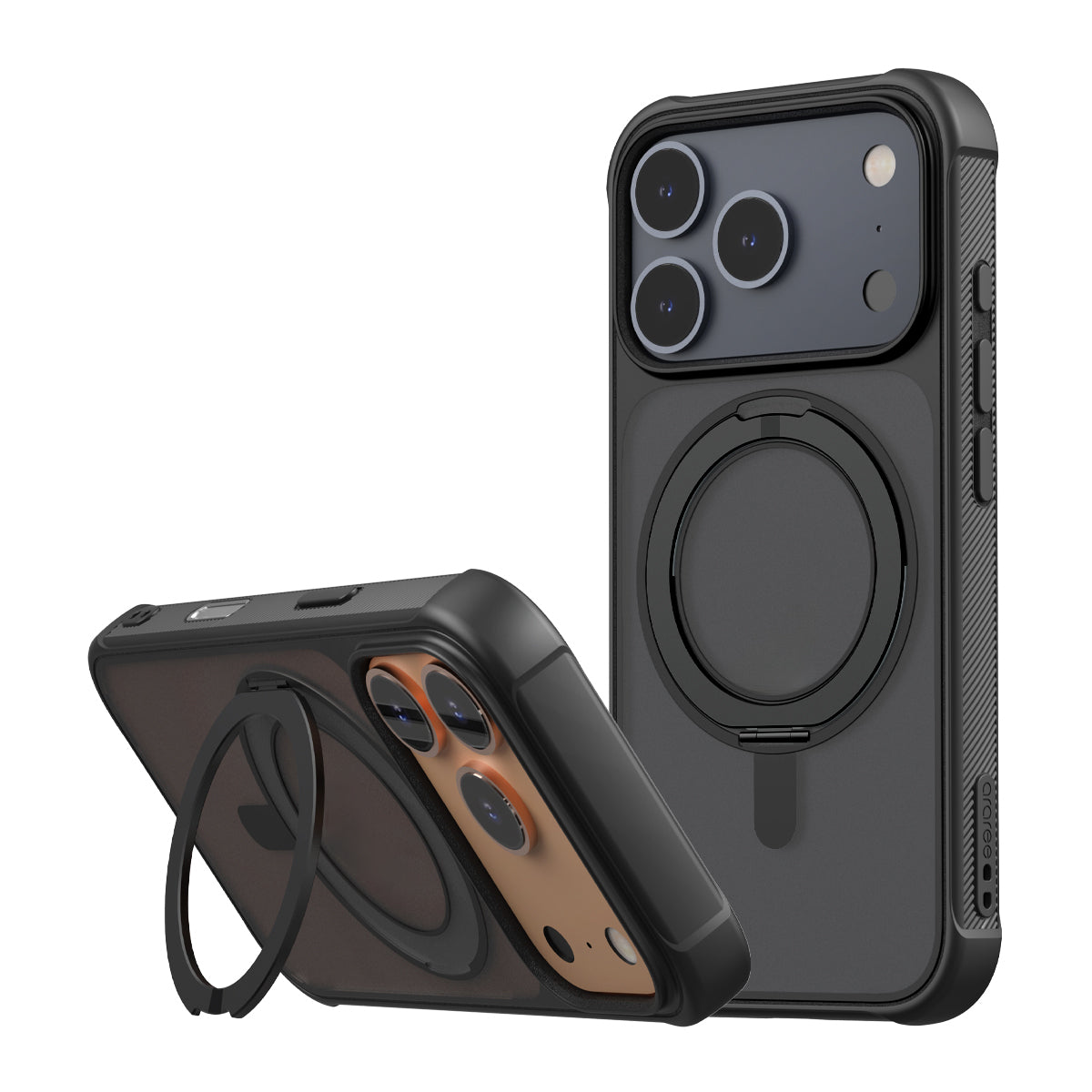Araree Duple M Stand เคสกันกระแทกพร้อมขาตั้ง สำหรับ iPhone 17/ 17 Air/ 17 Pro/ 17 Pro Max มีแถบกันกระแทก