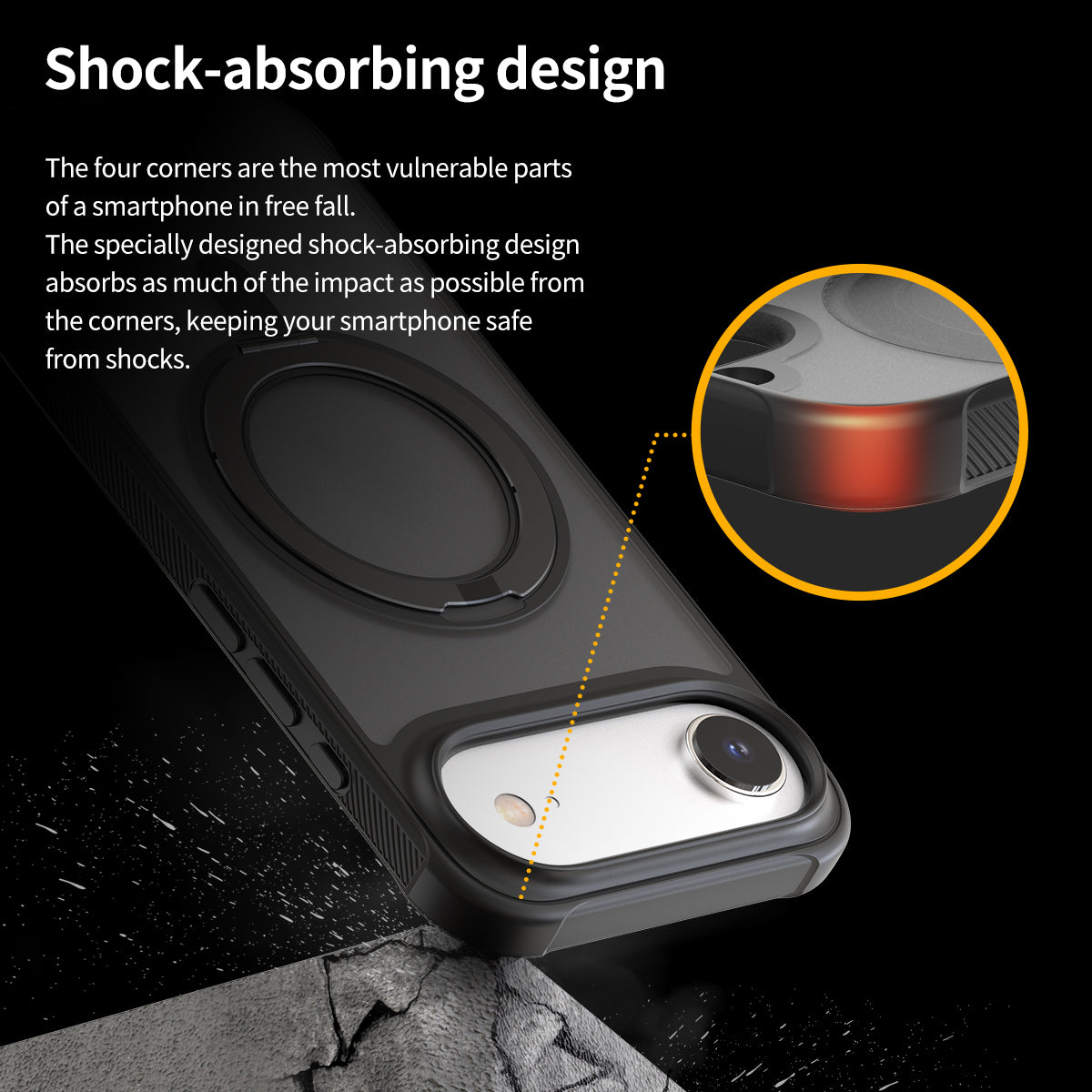 Araree Duple M Stand เคสกันกระแทกพร้อมขาตั้ง สำหรับ iPhone 17/ 17 Air/ 17 Pro/ 17 Pro Max มีแถบกันกระแทก