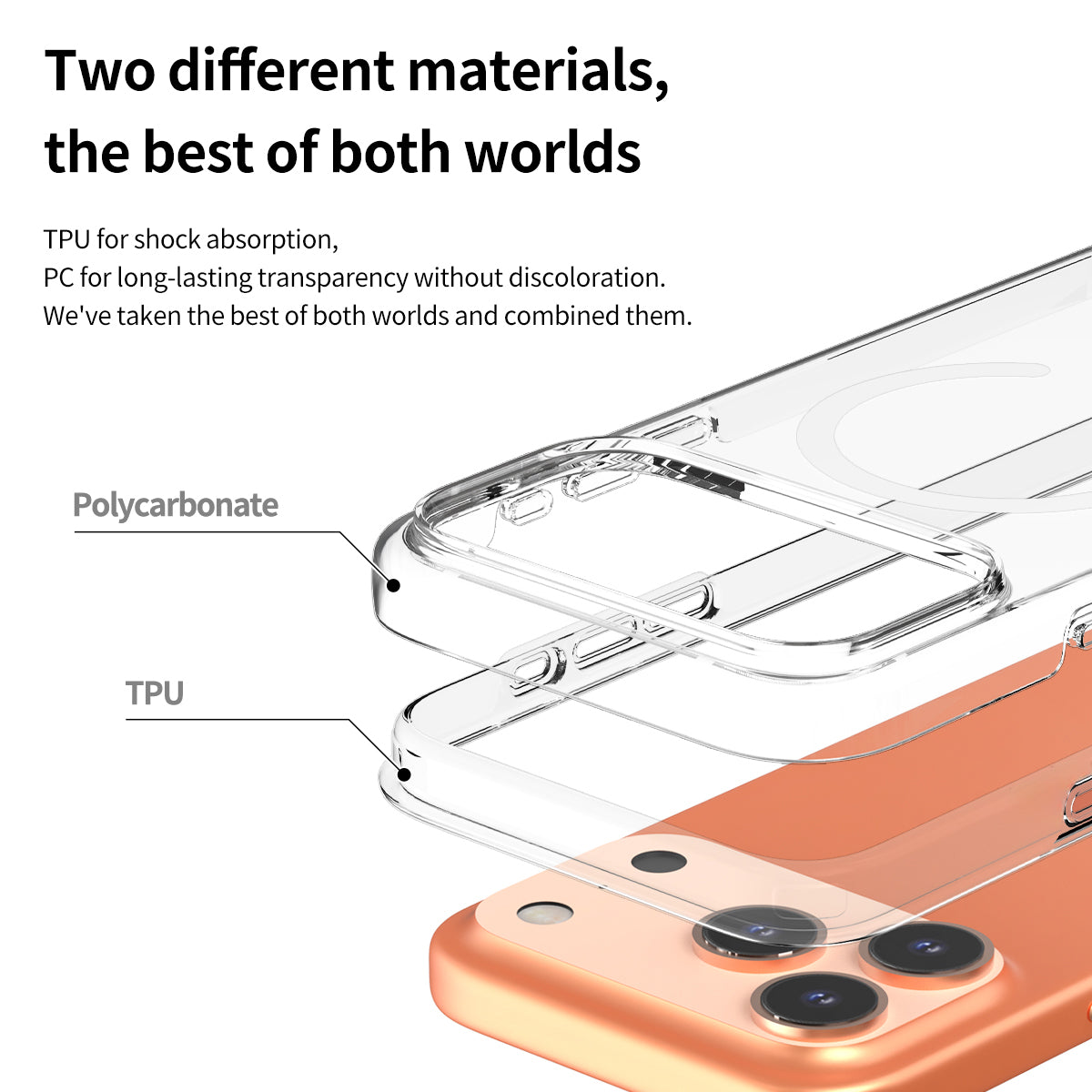 Araree Duple M เคสใสกันกระแทก สำหรับ iPhone 17/ 17 Air/ 17 Pro/ 17 Pro Max TPU เกรดพรีเมียม