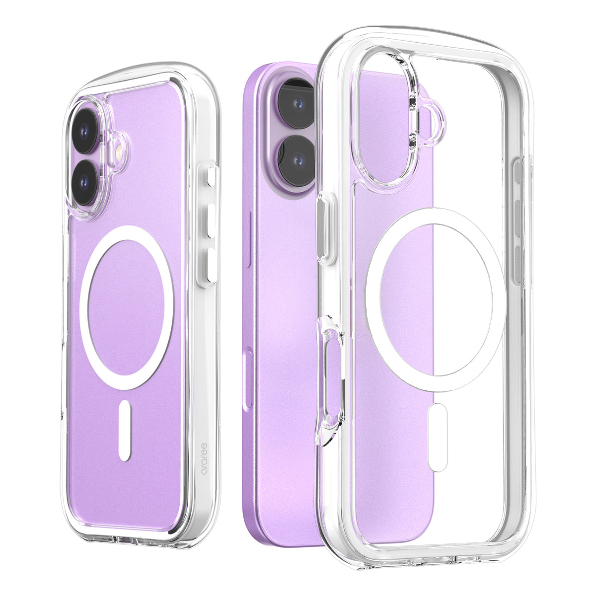 Araree Duple M Air เคสใสกันกระแทก สำหรับ iPhone 17/ 17 Air/ 17 Pro/ 17 Pro Max พร้อมกันกระแทก Air Cap