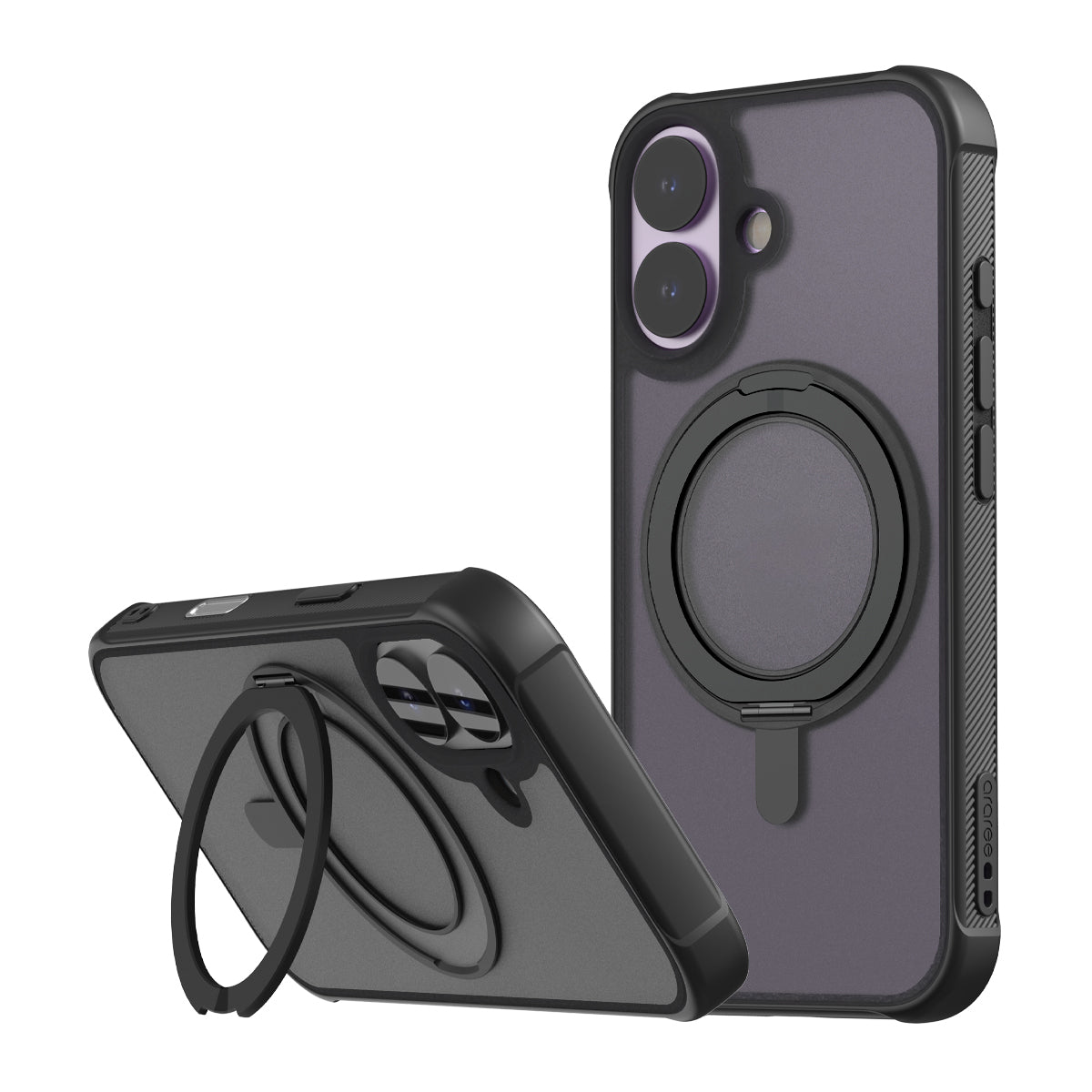 Araree Duple M Stand เคสกันกระแทกพร้อมขาตั้ง สำหรับ iPhone 17/ 17 Air/ 17 Pro/ 17 Pro Max มีแถบกันกระแทก