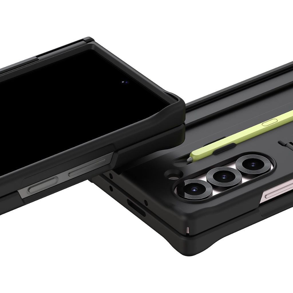 Araree Nukin 360 SP เคสกันกระแทก สำหรับ Samsung Galaxy Z Fold 6 - สี Black (พร้อมขาตั้งในตัว)