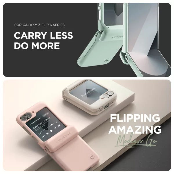 VRS Terra Guard Modern Go เคสกันกระแทก สำหรับ Samsung Galaxy Z Flip 6 - มีช่องใส่บัตร