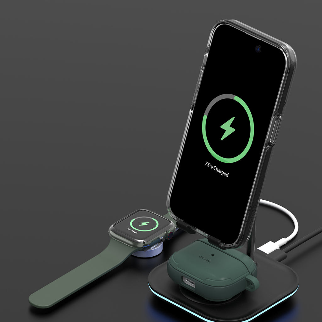 ARAREE Duple M เคสกันกระแทก สำหรับ 15 / 15 Plus / 15 Pro / 15 Pro Max – สี Clear