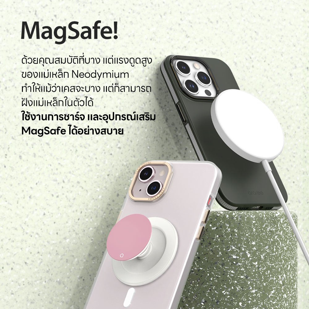 ARAREE Aero Frame เคสกันกระแทก สำหรับ 15 / 15 Plus / 15 Pro / 15 Pro Max