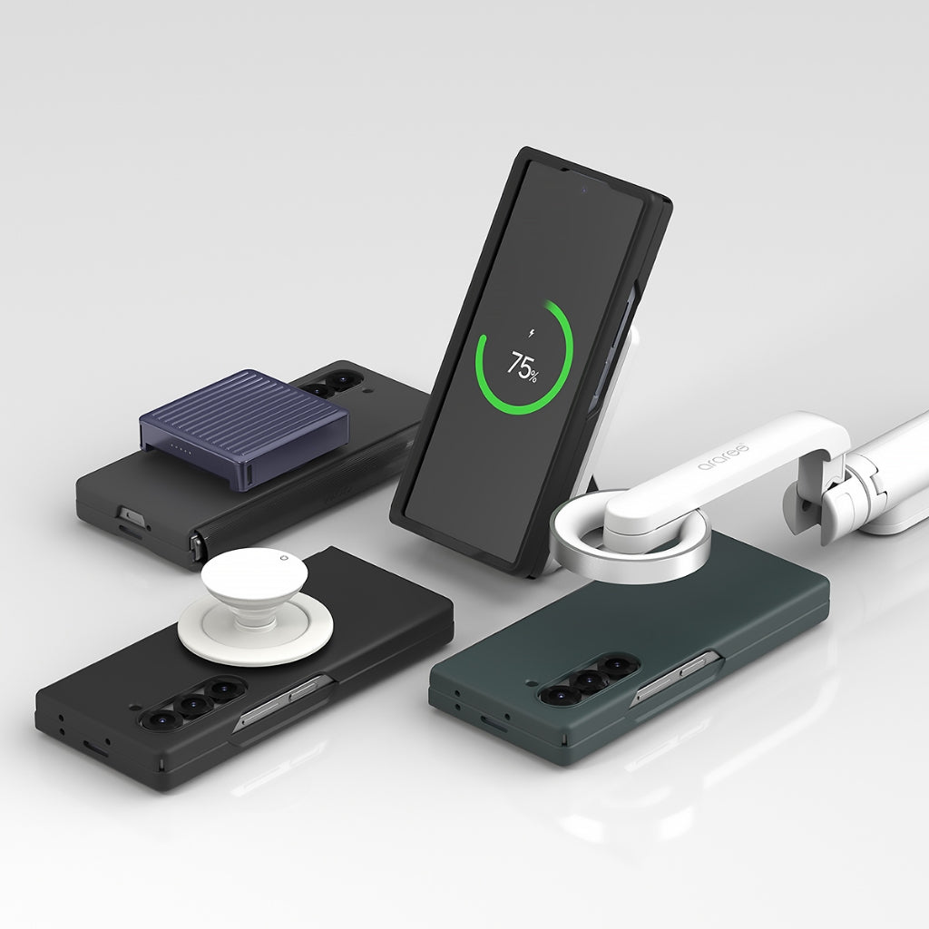 Araree Aero Flex M เคสกันกระแทก สำหรับ Samsung Galaxy Z Fold 6 - แบบมีแม่เหล็ก (Magnetic)