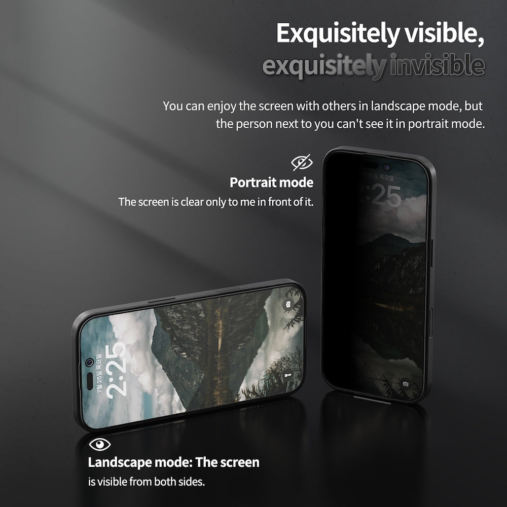 ARAREE CORE PRIVACY ฟิล์มกระจกกันแอบมอง สำหรับ 16 / 16 Plus / 16 Pro / 16 Pro Max