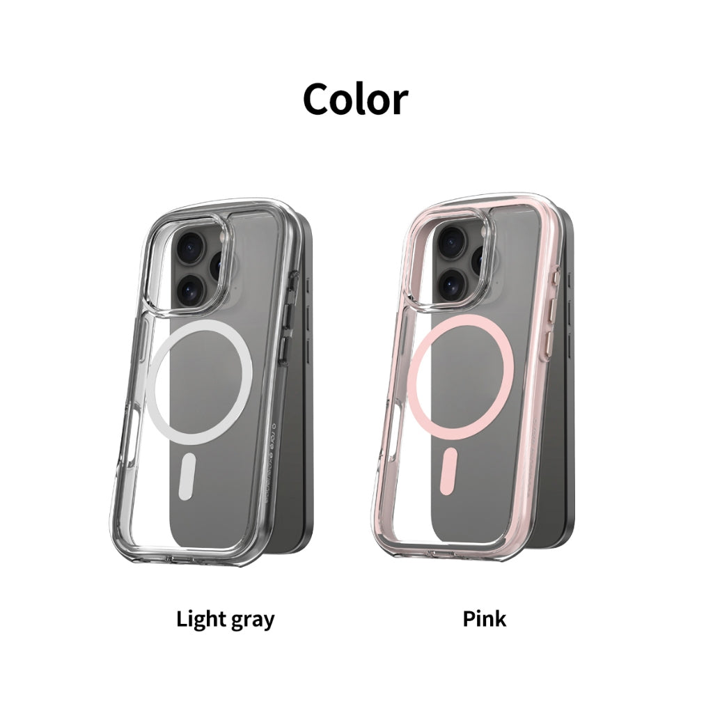 ARAREE Duple M AIR เคสใสกันกระแทกมีขอบ air cap สำหรับ 16 / 16 Plus / 16 Pro / 16 Pro Max