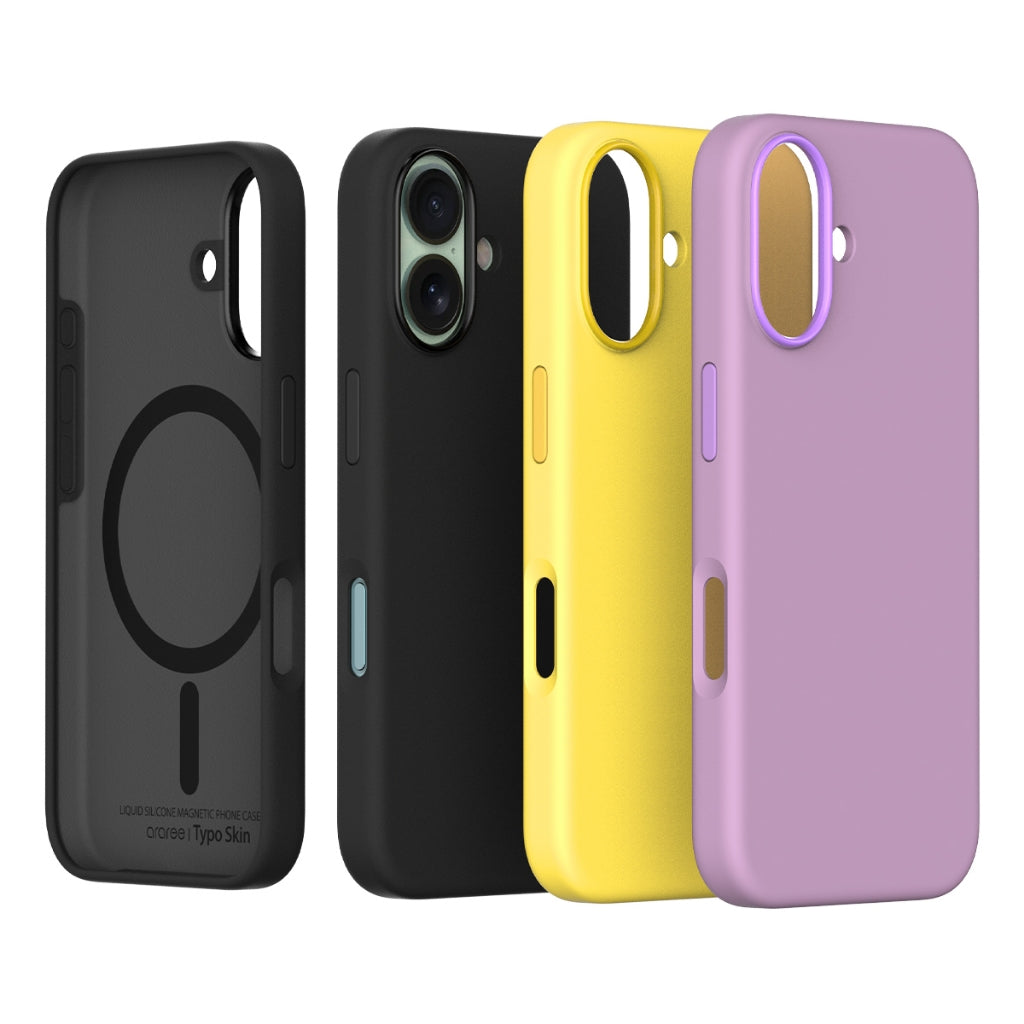 ARAREE TYPO SKIN เคสกันกระแทกสำหรับ 16 / 16 Plus / 16 Pro / 16 Pro Max