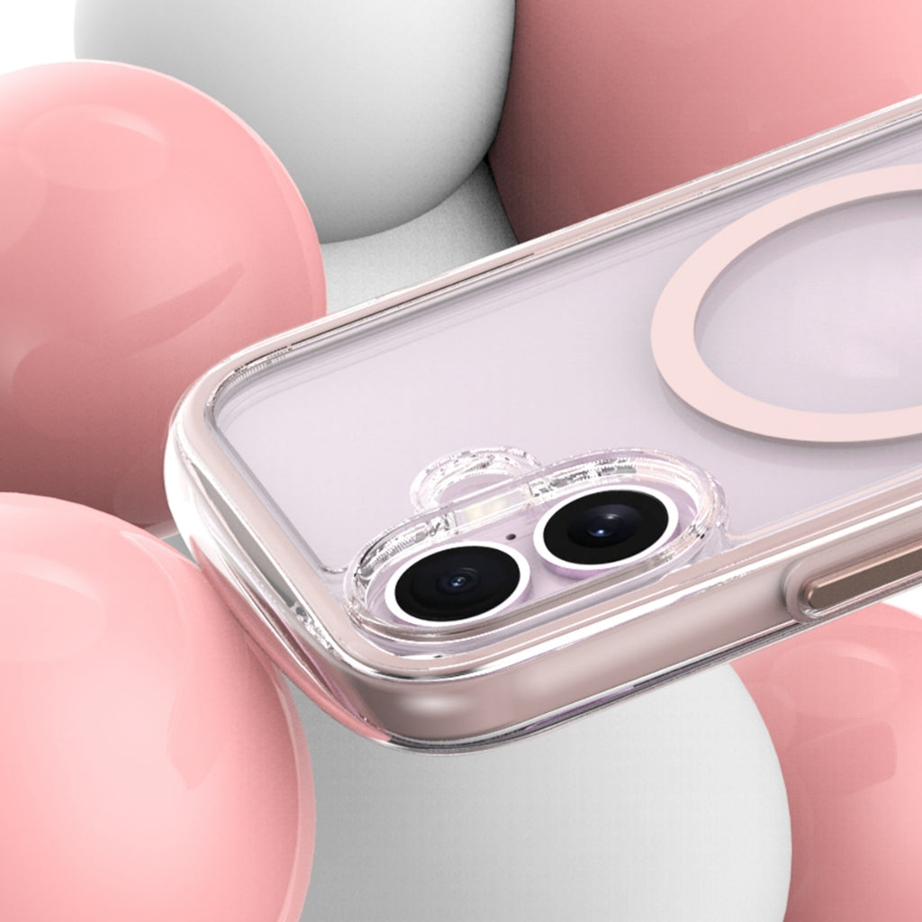 ARAREE Duple M AIR เคสใสกันกระแทกมีขอบ air cap สำหรับ 16 / 16 Plus / 16 Pro / 16 Pro Max