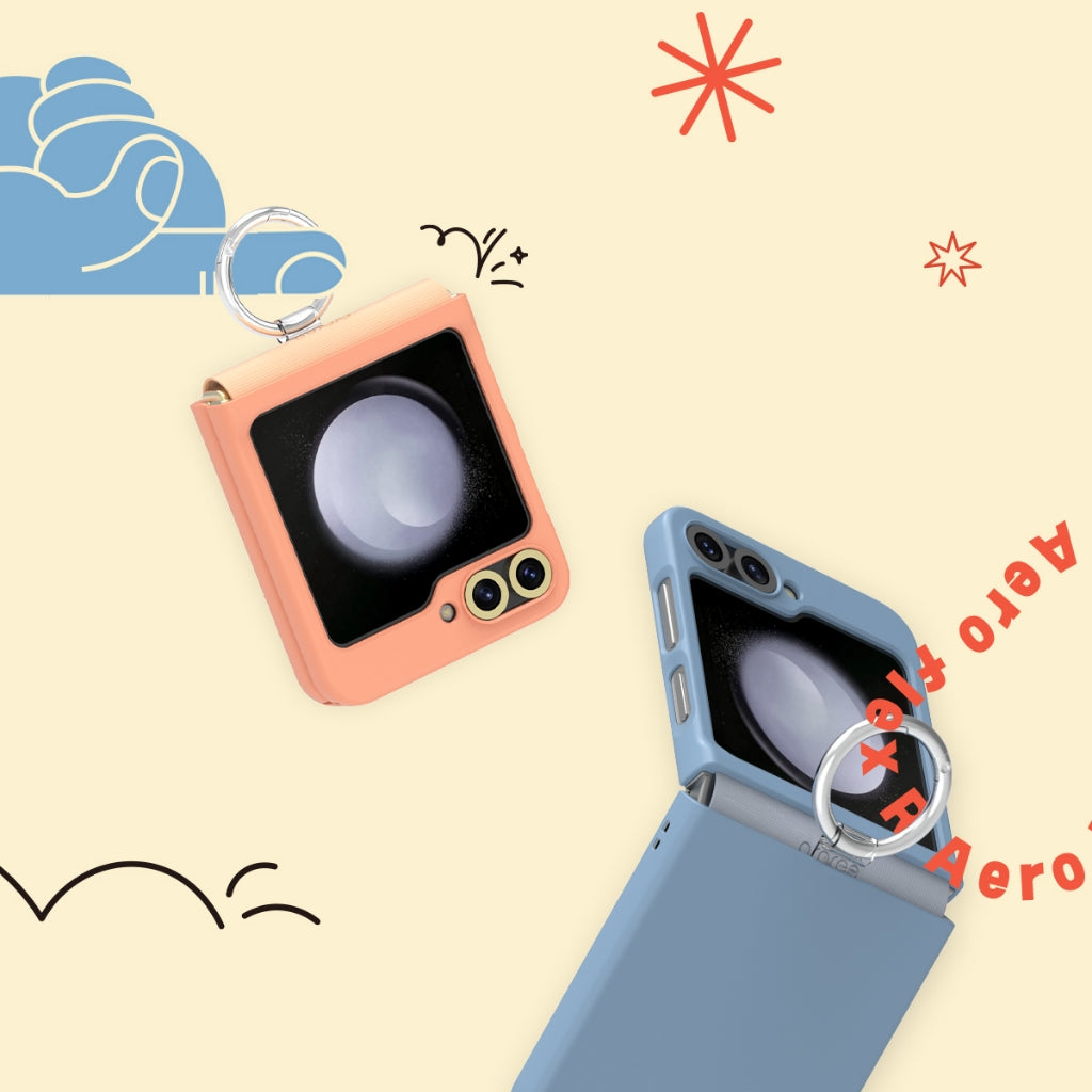 Araree Aero Flex R เคสกันกระแทก สำหรับ Samsung Galaxy Z Flip 6 - มีห่วง FINGER RING (Metal)