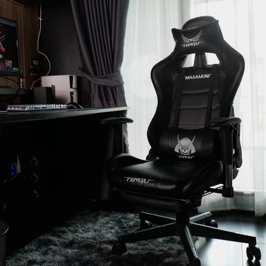Tengu Masamune Gaming Chair เก้าอี้เกมมิ่ง ปรับเอนนอนได้ 180 องศา รับน้ำหนัก 150 กก. มีที่รองขา