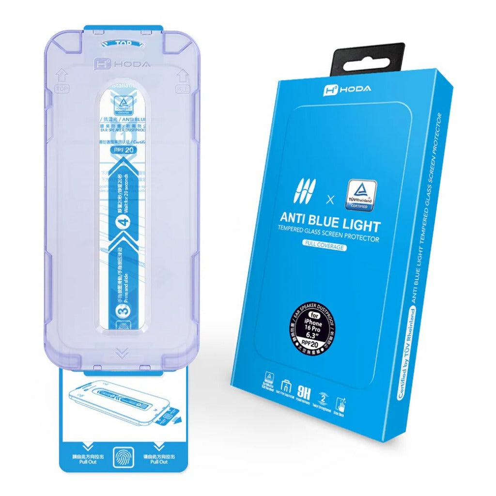 Hoda Glass Protector Blue Light Filter (BLC) ฟิล์มกระจกตัดแสงสีฟ้า สำหรับ 16 Pro / 16 Pro Max