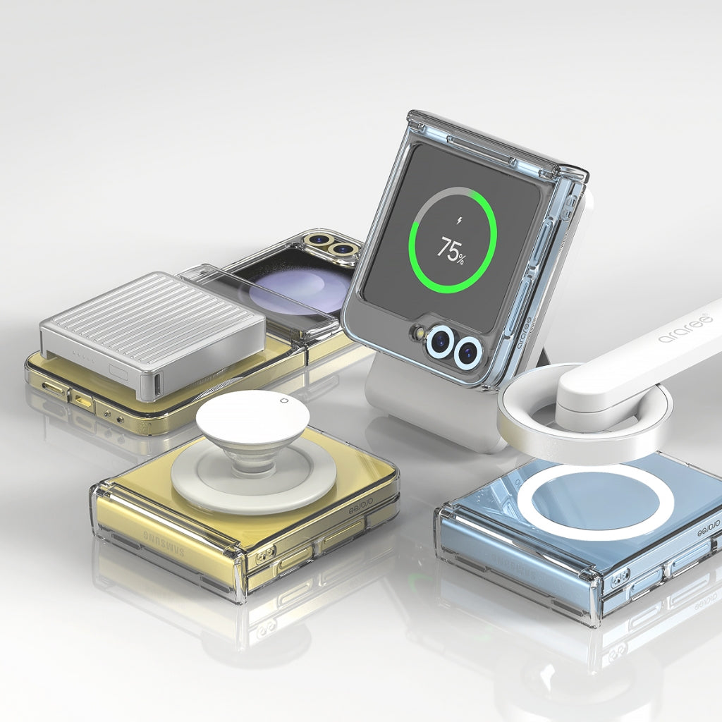 Araree Nukin 360 M เคสกันกระแทก สำหรับ Samsung Galaxy Z Flip 6 - แบบมีแม่เหล็ก (Magnetic)