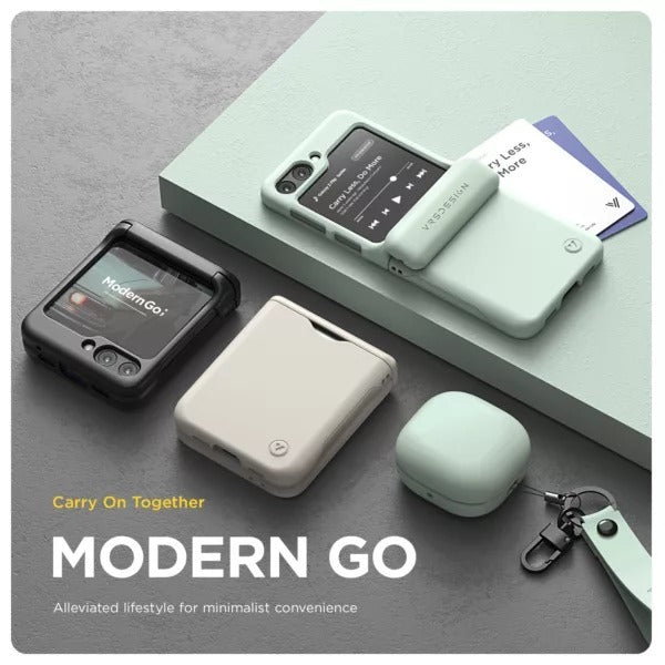 VRS Terra Guard Modern Go เคสกันกระแทก สำหรับ Samsung Galaxy Z Flip 6 - มีช่องใส่บัตร