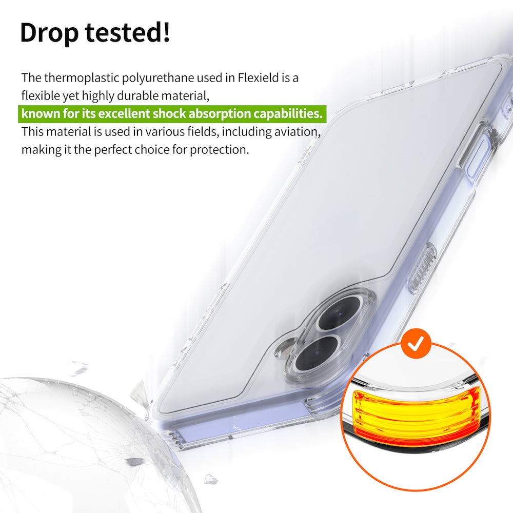 ARAREE FLEXIELD เคสใสกันกระแทกสำหรับ 16 / 16 Plus / 16 Pro / 16 Pro Max