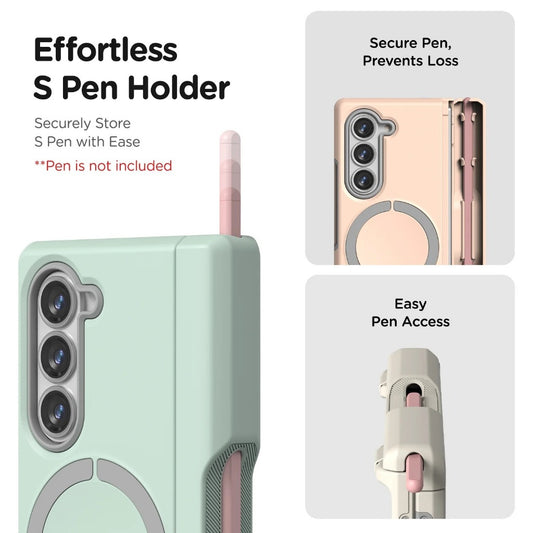 VRS Terra Guard Modern Halo S (มีช่องใส่ S Pen) เคสกันกระแทก สำหรับ Samsung Galaxy Z Fold 6