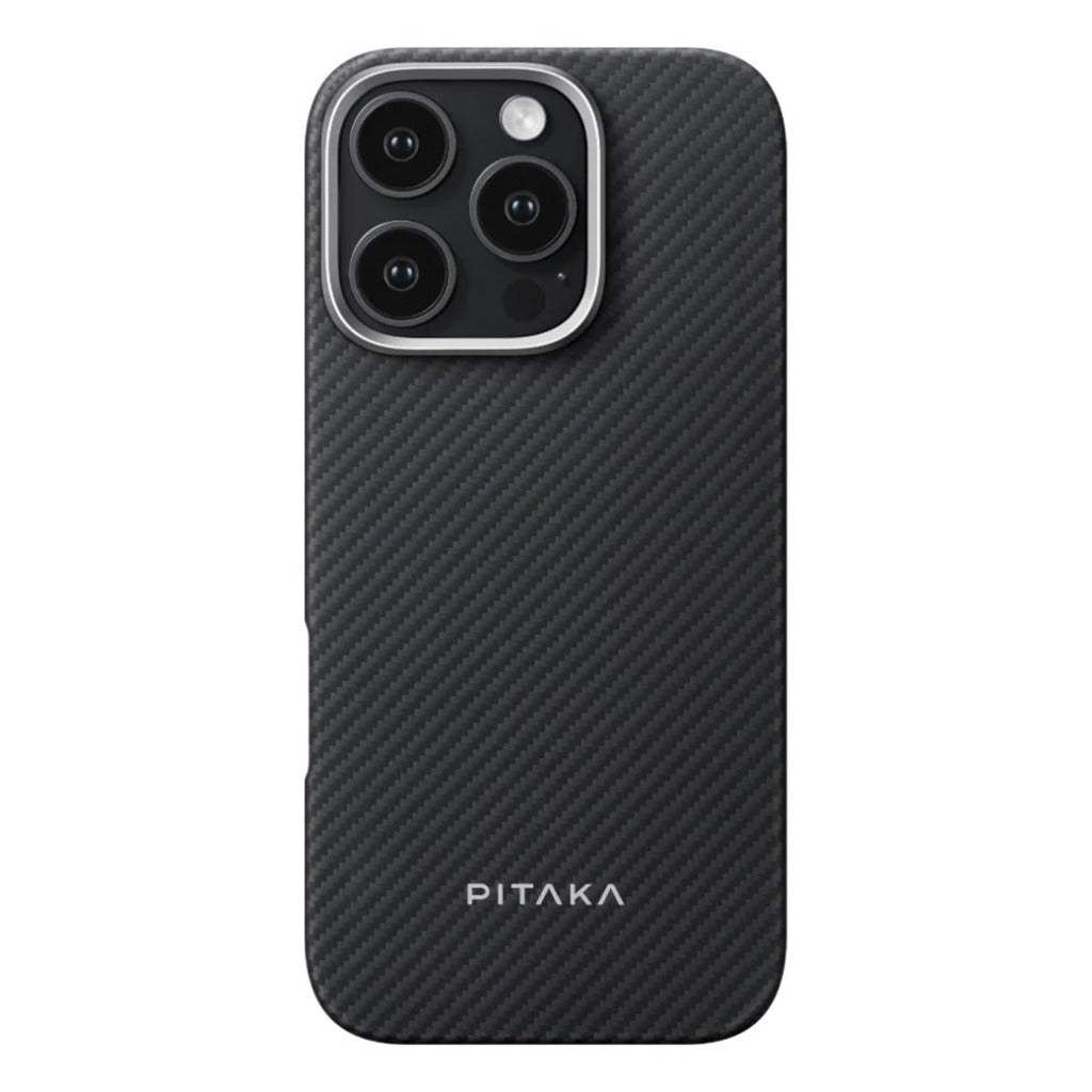Pitaka MagEZ Case 6 (รุ่นถักเส้นใย 600D) เคสเส้นใยอะรามิดระดับพรีเมียม สำหรับ 16 Pro / 16 Pro Max - รับประกัน 1 ปี
