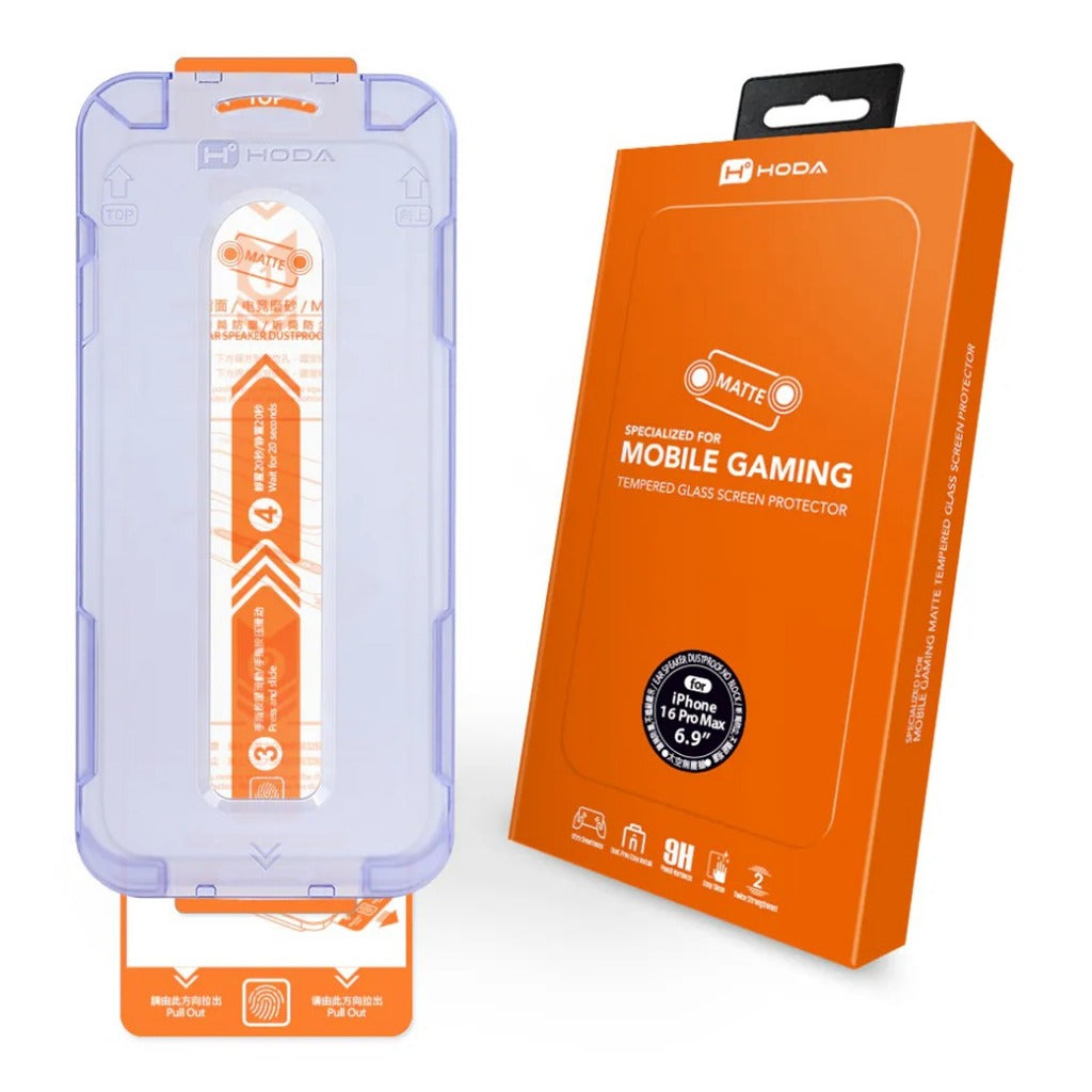 Hoda Glass Protector Matte Anti-Glare ฟิล์มกระจกเกมเมอร์ สำหรับ 16 Pro / 16 Pro Max