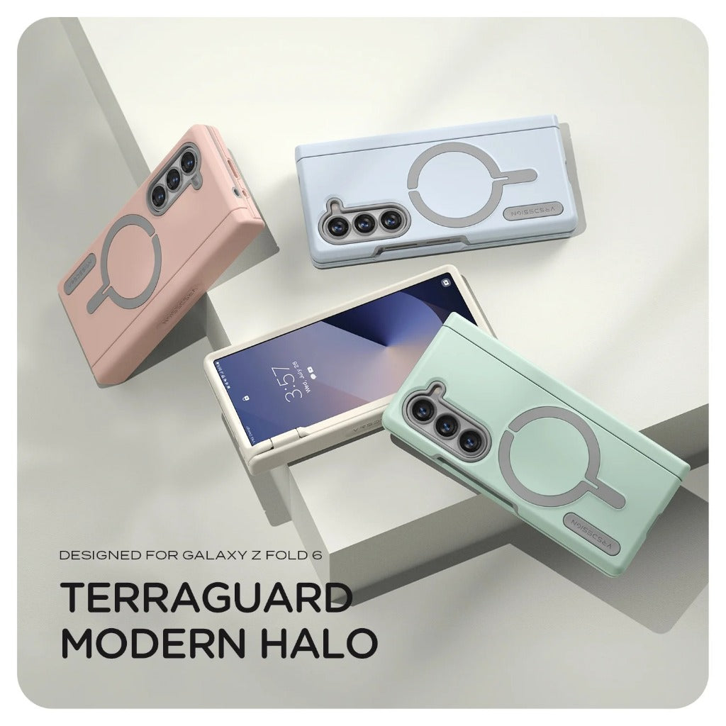 VRS Terra Guard Modern Halo S (มีช่องใส่ S Pen) เคสกันกระแทก สำหรับ Samsung Galaxy Z Fold 6