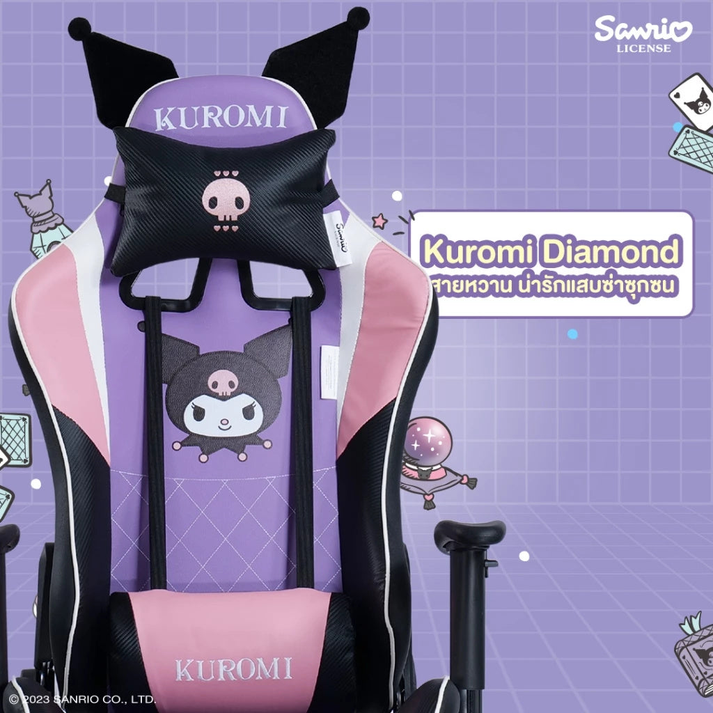 Tengu Sanrio Gaming Chair เก้าอี้เกมมิ่ง ซานรีโอ ลิขสิทธิ์แท้ (Cinnamoroll/Kuromi)