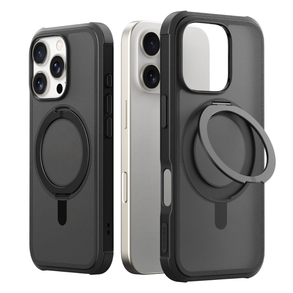 ARAREE Duple M STAND เคสกันกระแทกขาตั้งในตัวสำหรับ 16 Pro / 16 Pro Max