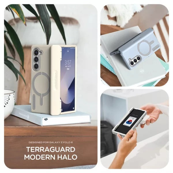 VRS Terra Guard Modern Halo เคสกันกระแทก สำหรับ Samsung Galaxy Z Fold 6 - มีแม่เหล็ก Magnetic