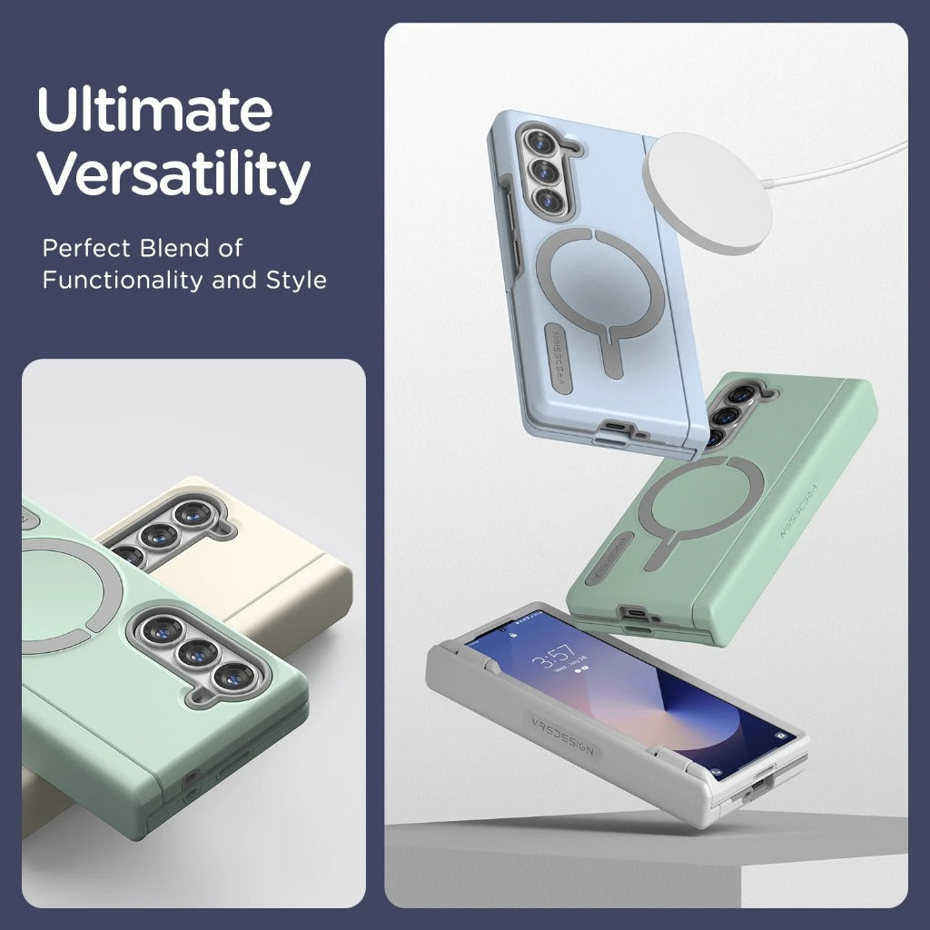 VRS Terra Guard Modern Halo S (มีช่องใส่ S Pen) เคสกันกระแทก สำหรับ Samsung Galaxy Z Fold 6