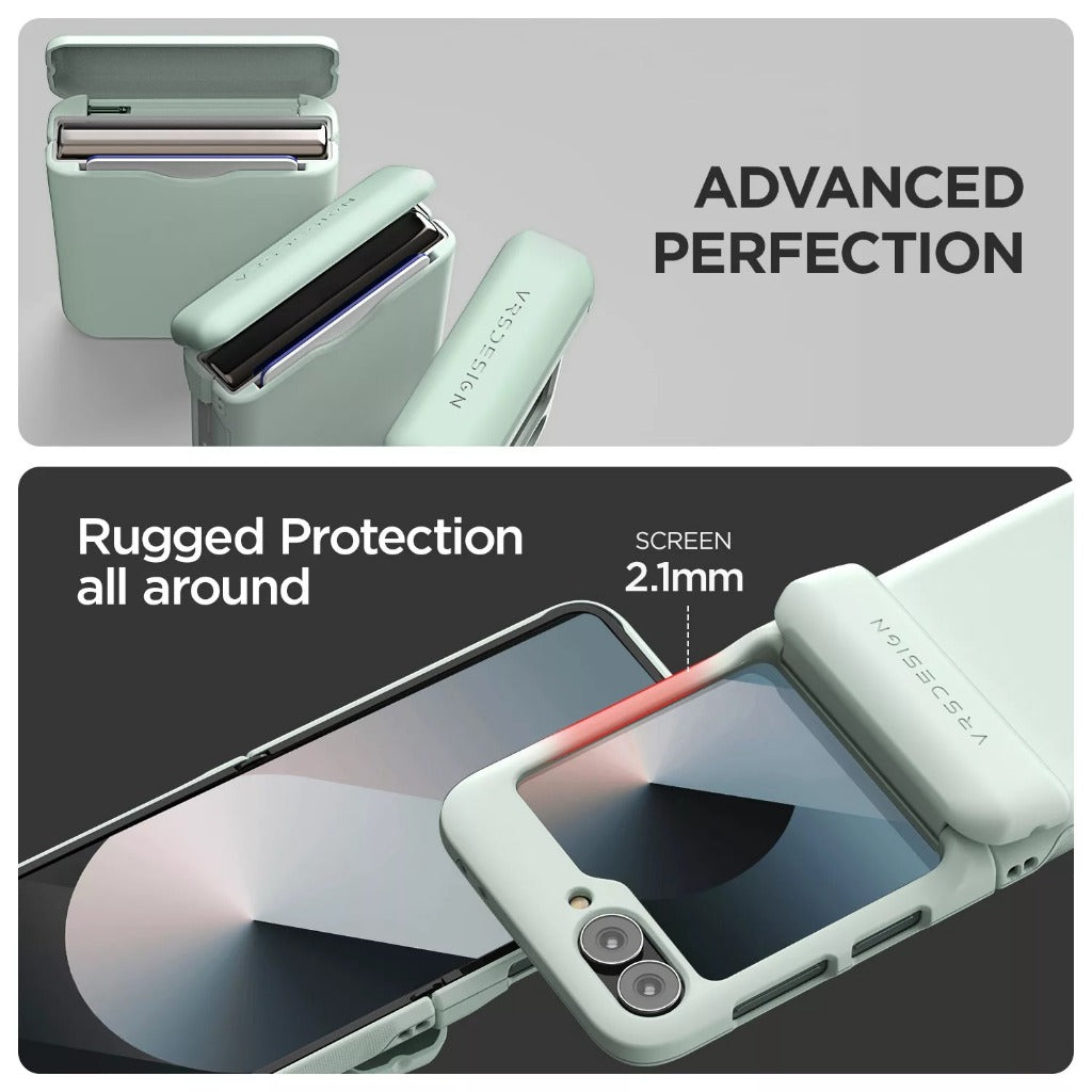 VRS Terra Guard Modern Go เคสกันกระแทก สำหรับ Samsung Galaxy Z Flip 6 - มีช่องใส่บัตร