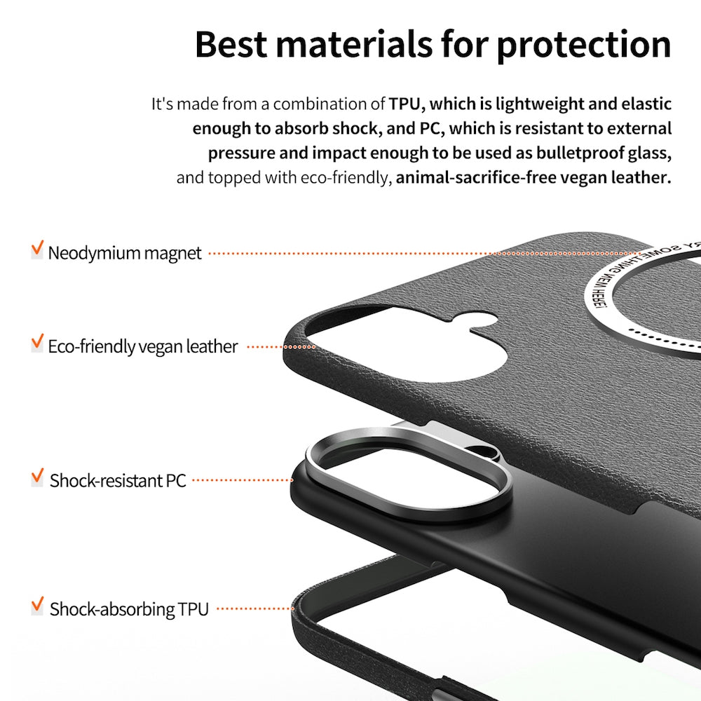 ARAREE PELLIS เคสหนังพรีเมียมสำหรับ 16 / 16 Plus / 16 Pro / 16 Pro Max