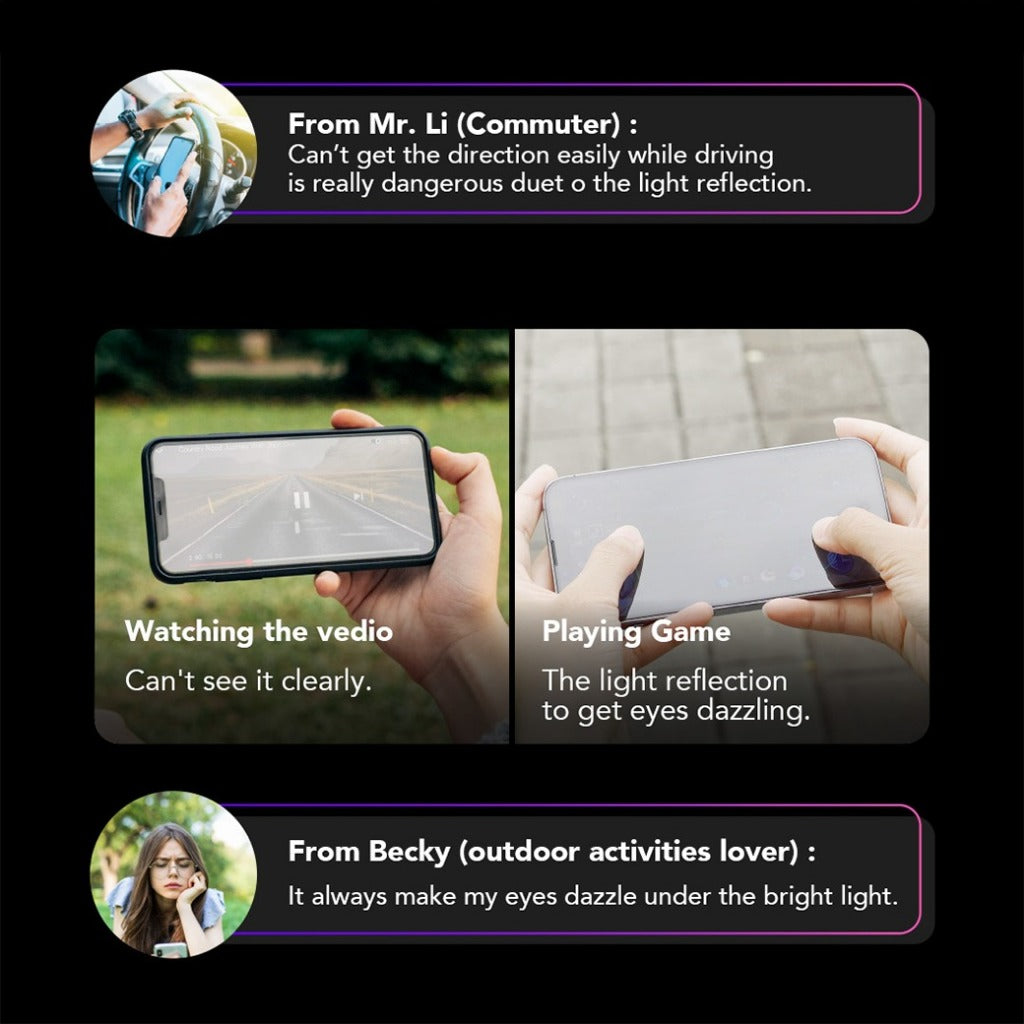 Hoda Glass Protector Anti-Reflection ฟิล์มกระจกป้องกันแสงสะท้อน สำหรับ 16 Pro / 16 Pro Max