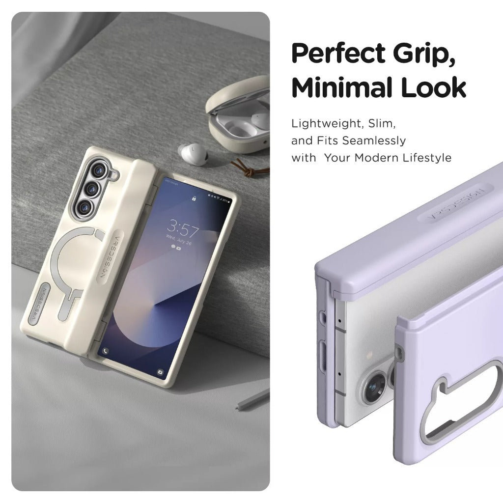VRS Terra Guard Modern Halo เคสกันกระแทก สำหรับ Samsung Galaxy Z Fold 6 - มีแม่เหล็ก Magnetic