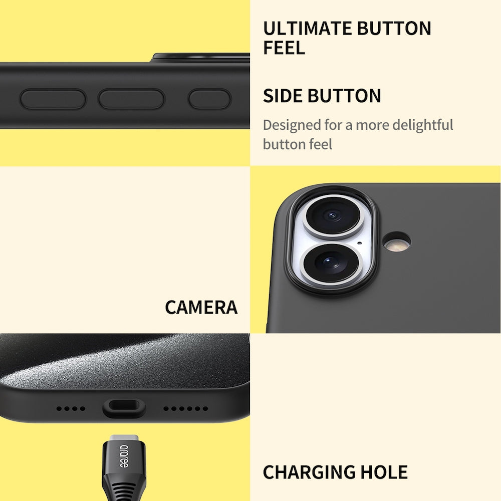 ARAREE TYPO SKIN เคสกันกระแทกสำหรับ 16 / 16 Plus / 16 Pro / 16 Pro Max