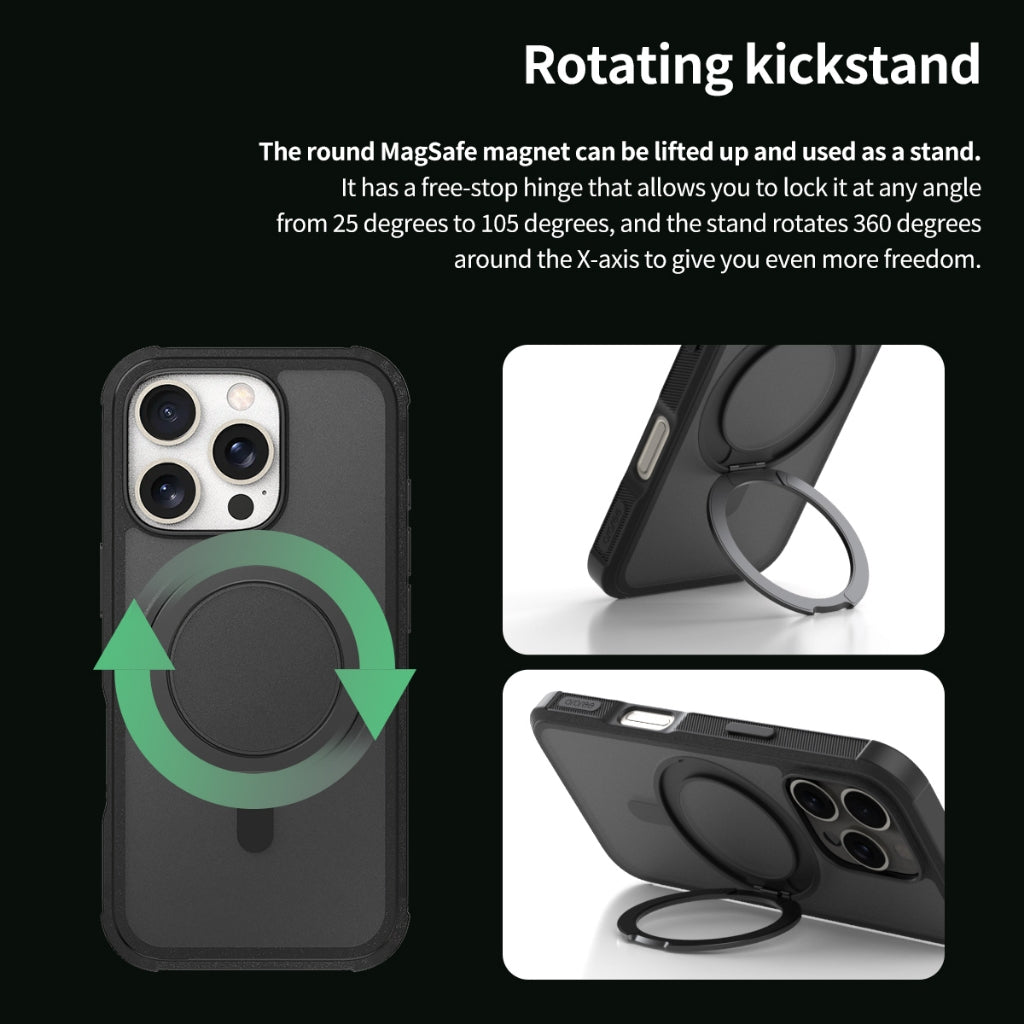 ARAREE Duple M STAND เคสกันกระแทกขาตั้งในตัวสำหรับ 16 Pro / 16 Pro Max