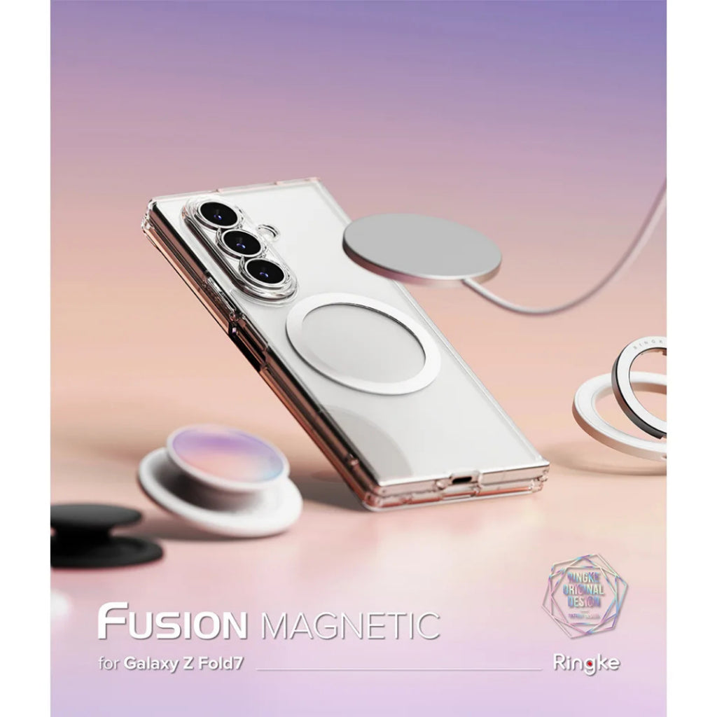 Ringke Fusion Magnetic เคสกันกระแทกสำหรับ Galaxy Z Fold 7 - รับประกัน 1 ปี