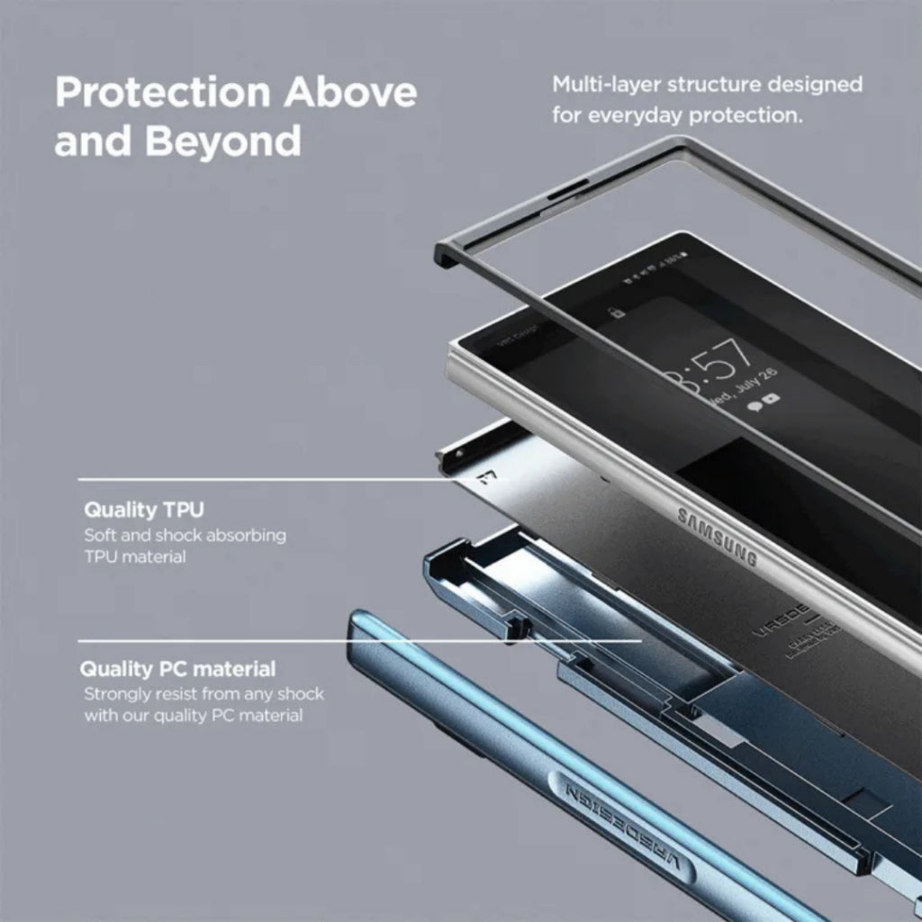 VRS Terra Guard Modern เคสกันกระแทกสำหรับ Galaxy Z Fold 7 - รับประกัน 1 ปี