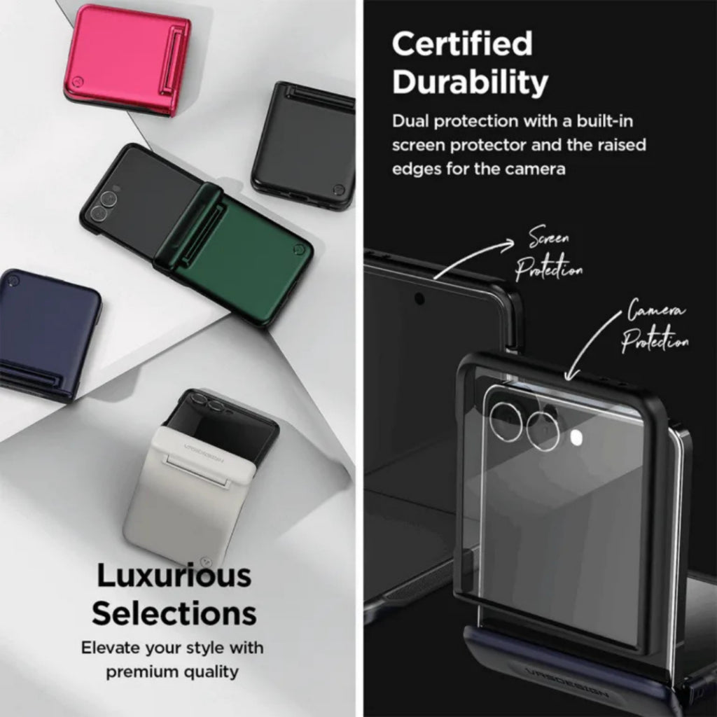 VRS Terra Guard Modern Halo เคสกันกระแทกสำหรับ Galaxy Z Flip 7 - รับประกัน 1 ปี