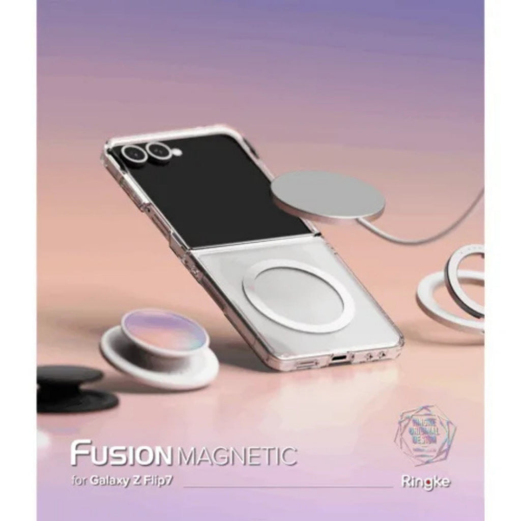 Ringke Fusion Magnetic เคสกันกระแทกสำหรับ Galaxy Z Flip 7 - รับประกัน 1 ปี