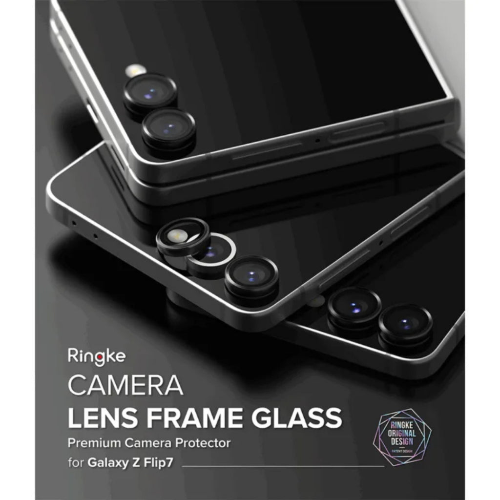 Ringke Camera Lens Frame Glass กระจกเลนส์กล้อง Galaxy Z Flip 7 (ฟิล์ม2ชิ้น)