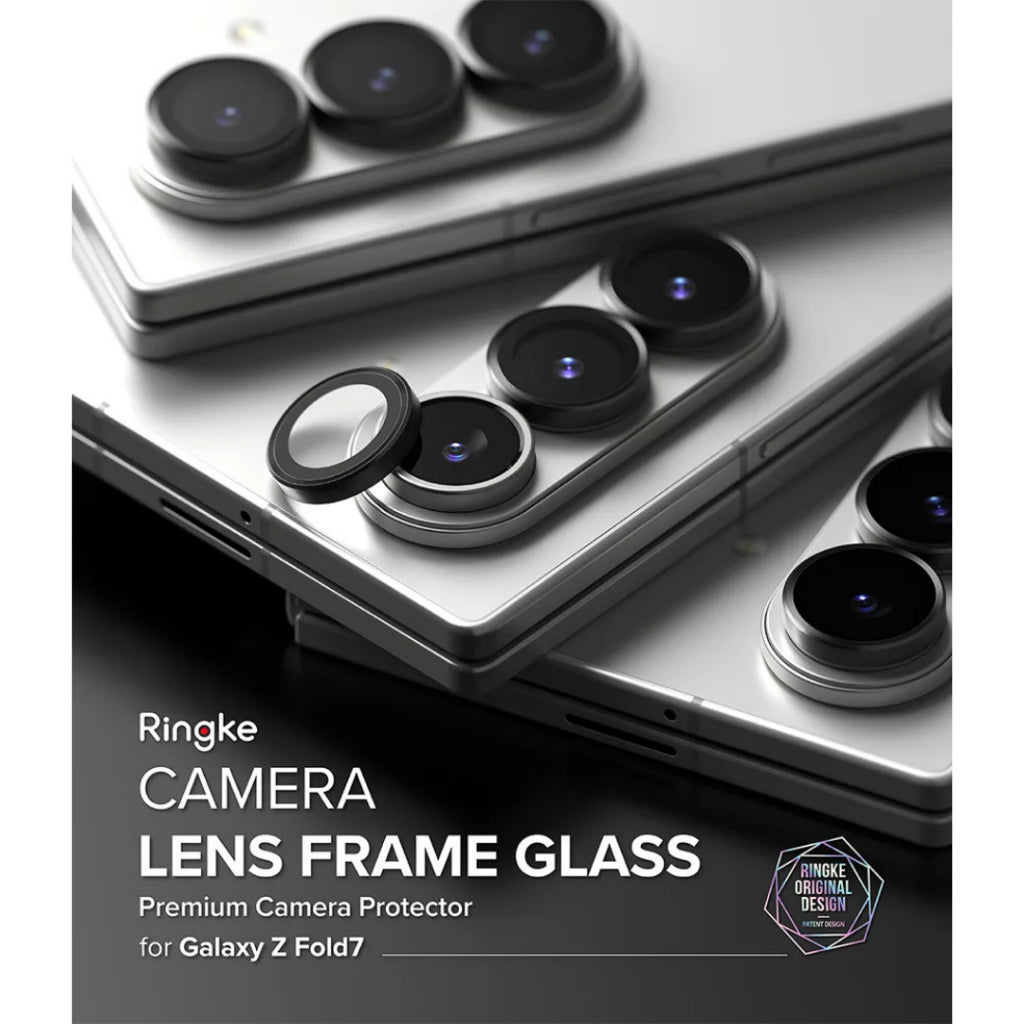 Ringke Camera Lens Frame Glass กระจกเลนส์กล้อง Galaxy Z Fold 7 (ฟิล์ม2ชิ้น) - รับประกัน 1 ปี