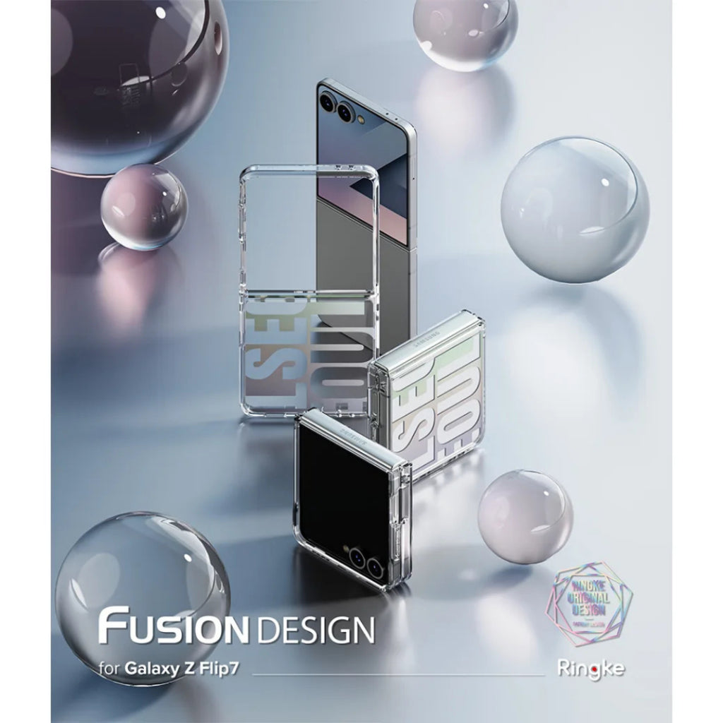 Ringke Fusion Design เคสกันกระแทกสำหรับ Galaxy Z Flip 7 - รับประกัน 1 ปี
