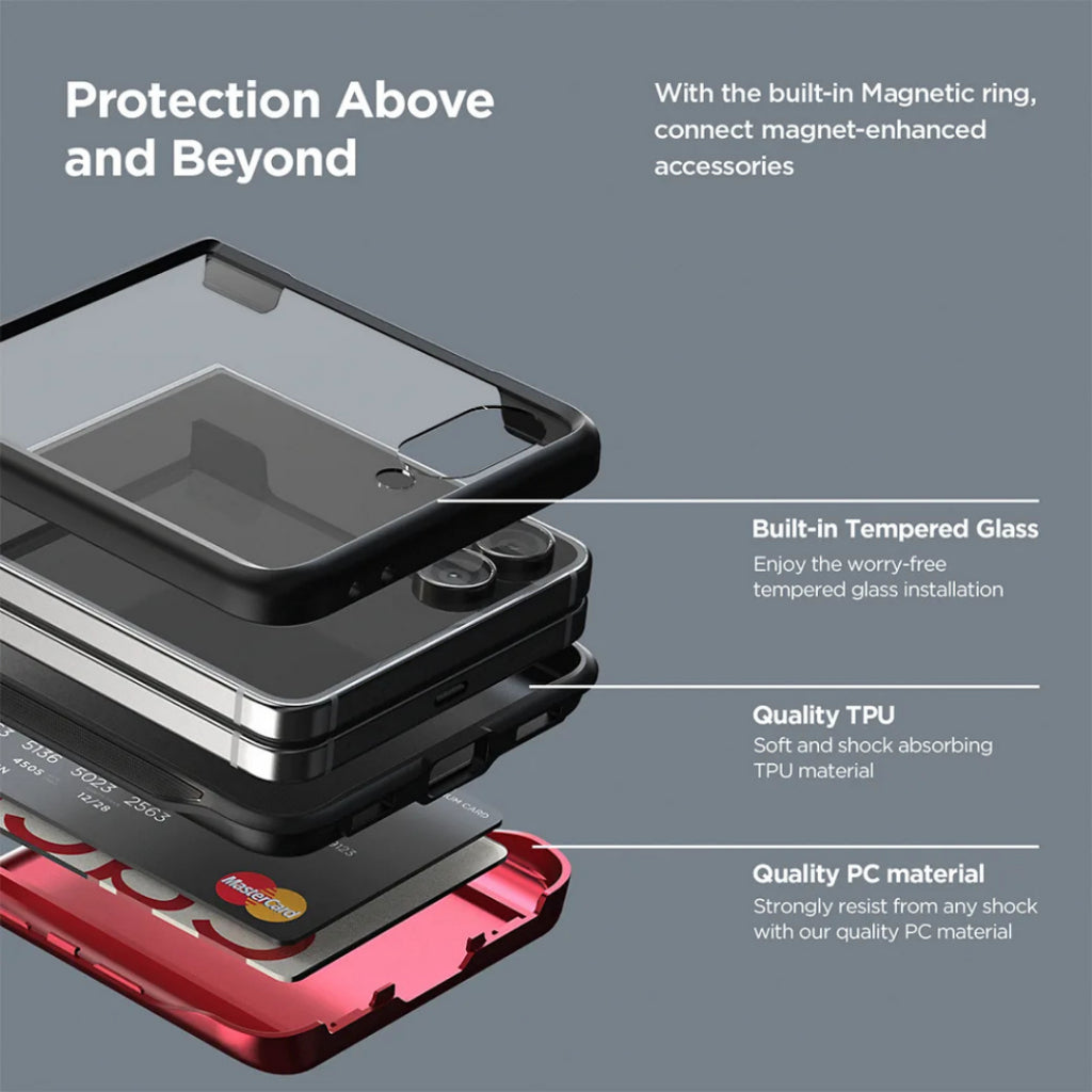 VRS Modern GO เคสกันกระแทกสำหรับ Galaxy Z Flip 7 - รับประกัน1 ปี