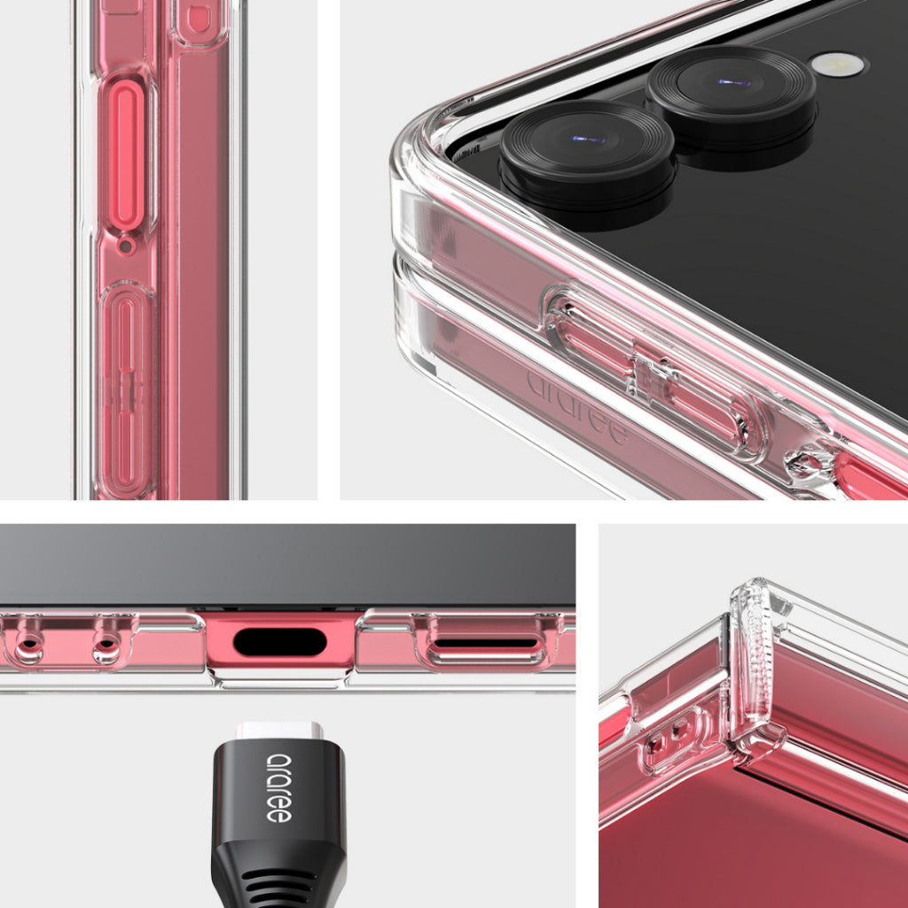 ARAREE Core กระจกกันรอยสำหรับ Samsung Galaxy Z Flip 7 - 1 กล่องมีกระจกให้ 2 แผ่น