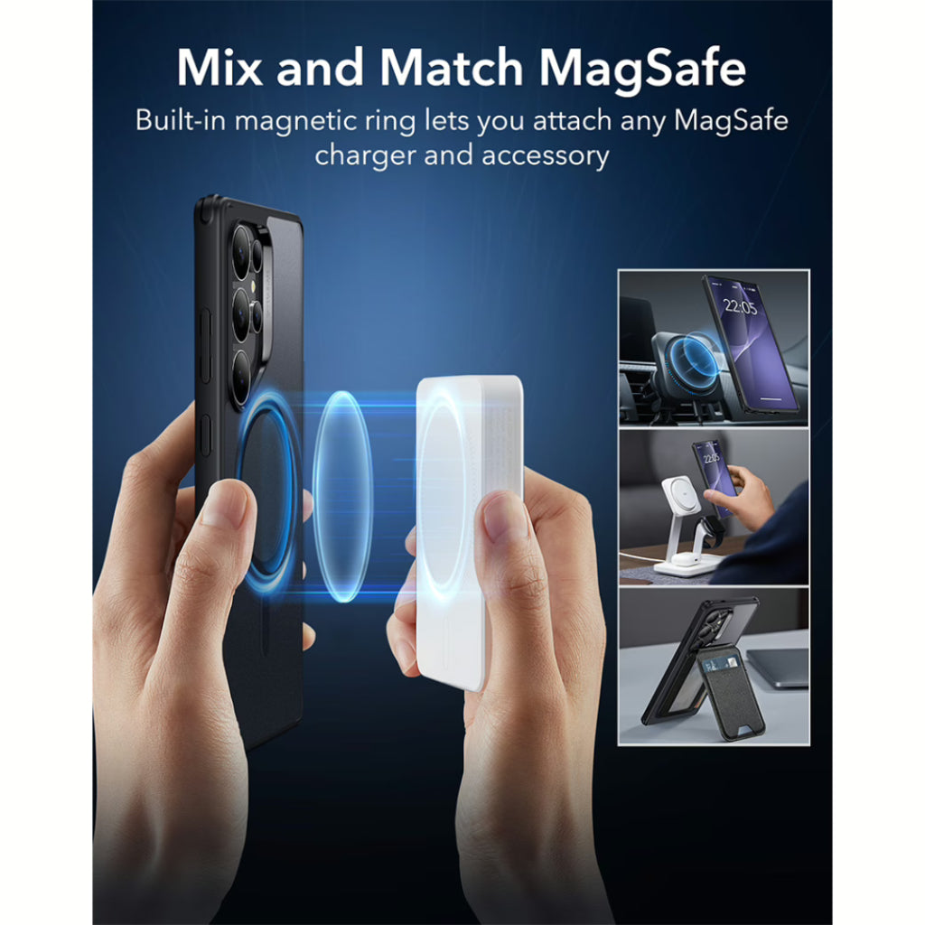 ESR Classic Hybrid Case (Halolock) เคสกันกะแทกสำหรับ Samsung Galaxy S25 Ultra - รับประกัน 1 ปี