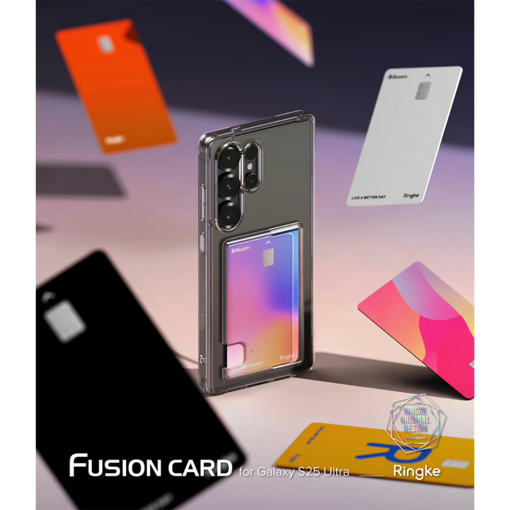 Ringke Fusion Card เคสซิลิโคนสำหรับ Galaxy S25 Ultra - รับประกัน 1 ปี