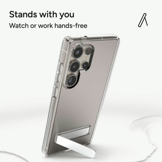 Zagg Crystal Palace Kickstand เคสกันกระแทกสำหรับ Galaxy S25 Ultra – รับประกัน 1 ปี