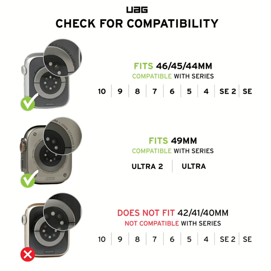 UAG Civilian สายนาฬิกาสำหรับ Apple Watch ขนาด 38/40/41mm - ประกัน 1 ปี