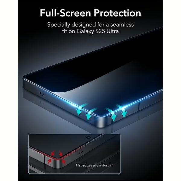 ESR Privacy Glass Screen ฟิล์มกระจกกันแอบมอง Samsung Galaxy S25 Ultra - (1 Pack)